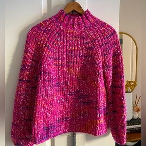 Gap Fuchsia Marled Sweater